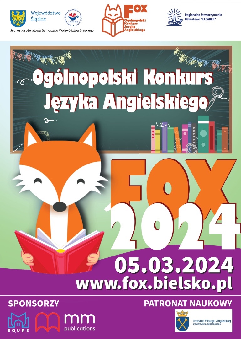 Ogólnopolski Konkurs Języka Angielskiego Fox 2024