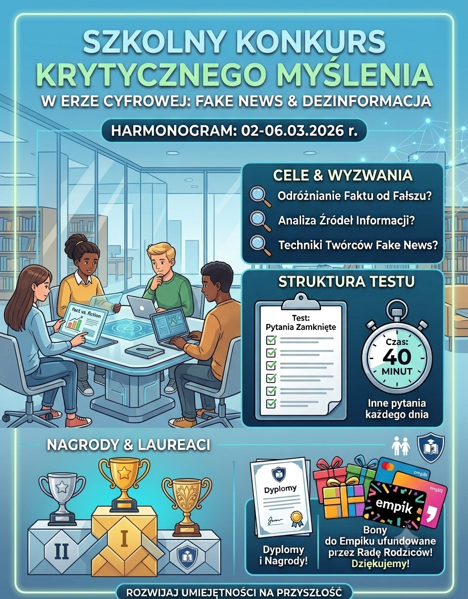 Podsumowanie Szkolnego Konkursu Krytycznego Myślenia